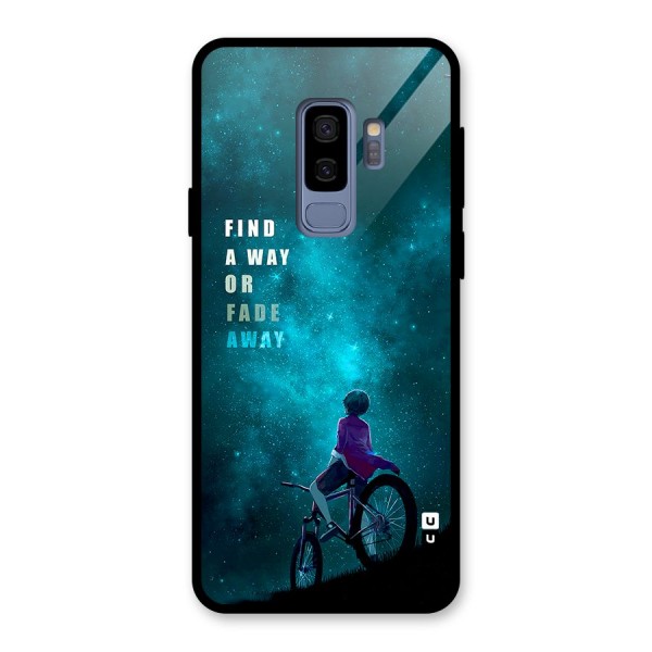 Find Your Way Glass Back Case for Galaxy S9 Plus