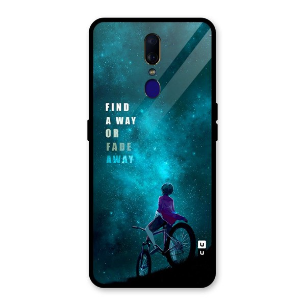 Find Your Way Glass Back Case for Oppo F11