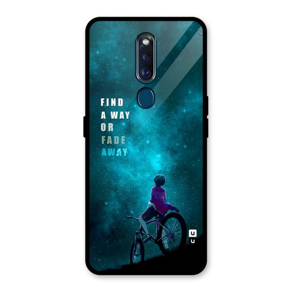 Find Your Way Glass Back Case for Oppo F11 Pro