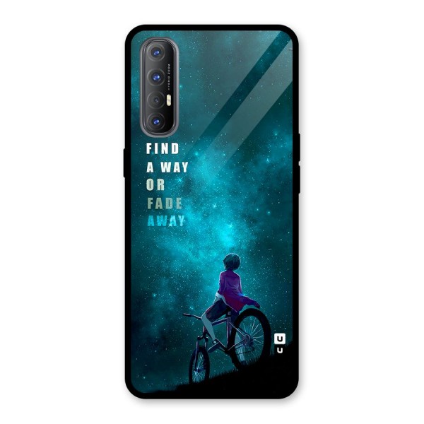 Find Your Way Glass Back Case for Oppo Reno3 Pro