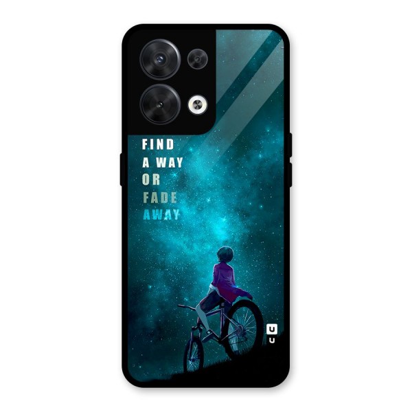 Find Your Way Glass Back Case for Oppo Reno8 5G