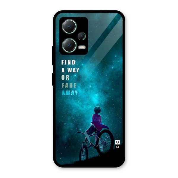 Find Your Way Glass Back Case for Poco X5