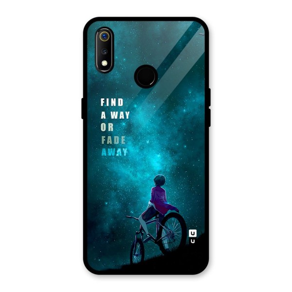 Find Your Way Glass Back Case for Realme 3