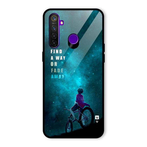Find Your Way Glass Back Case for Realme 5 Pro
