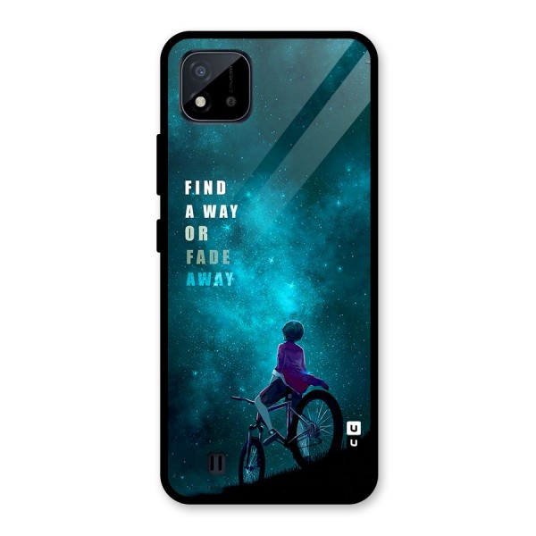 Find Your Way Glass Back Case for Realme C11 2021