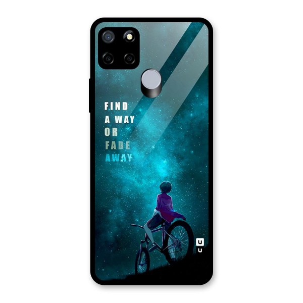 Find Your Way Glass Back Case for Realme Narzo 20