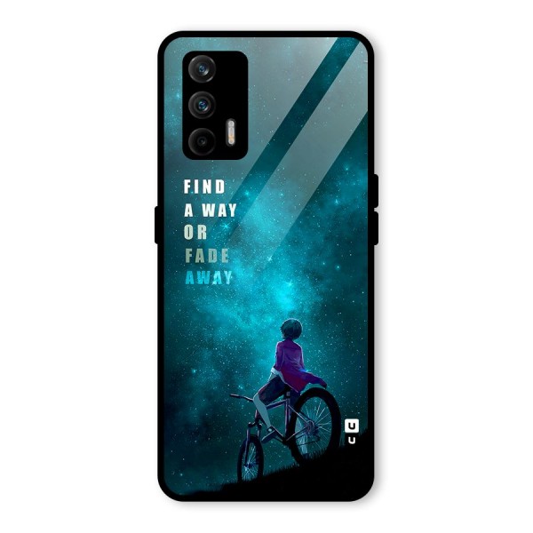 Find Your Way Glass Back Case for Realme X7 Max