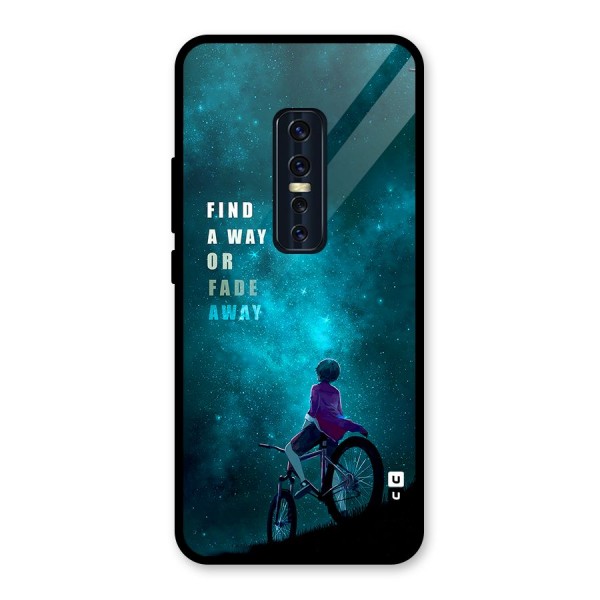 Find Your Way Glass Back Case for Vivo V17 Pro