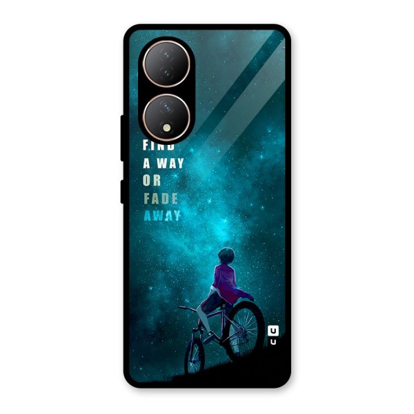 Find Your Way Glass Back Case for Vivo Y100A