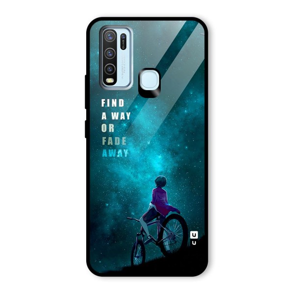 Find Your Way Glass Back Case for Vivo Y30