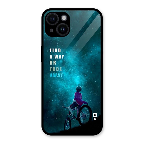 Find Your Way Glass Back Case for iPhone 14