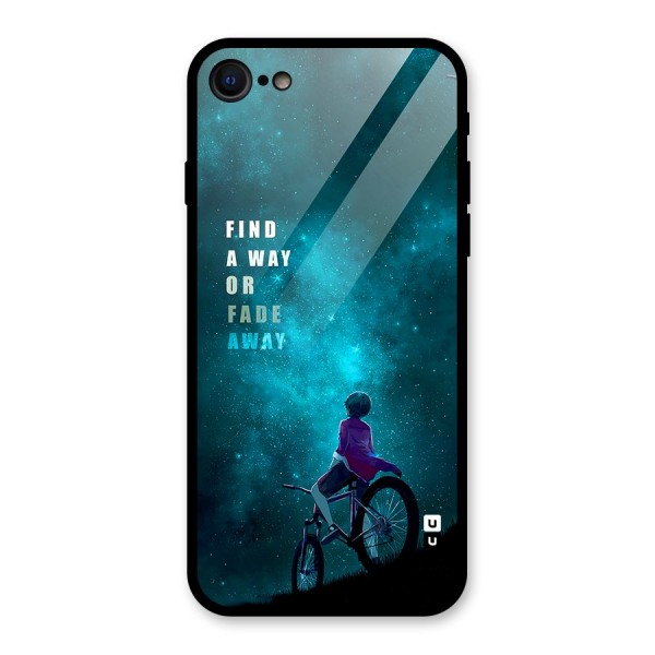 Find Your Way Glass Back Case for iPhone SE 2020