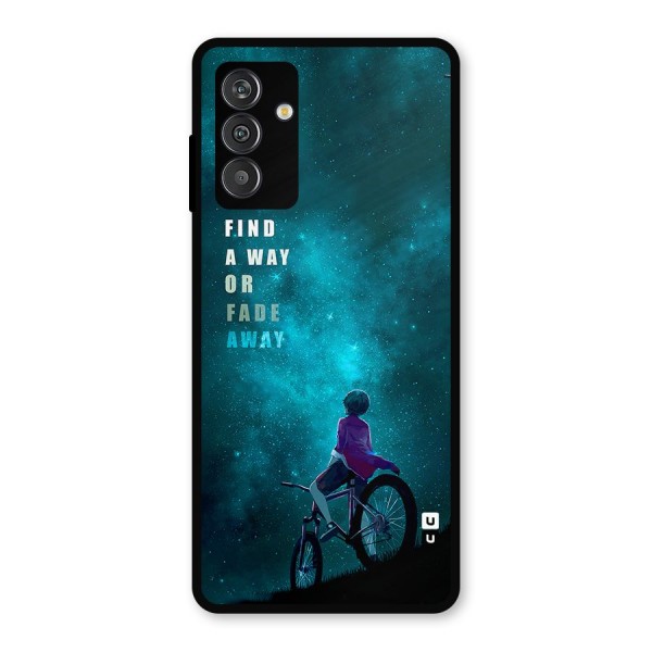 Find Your Way Metal Back Case for Galaxy M14 5G