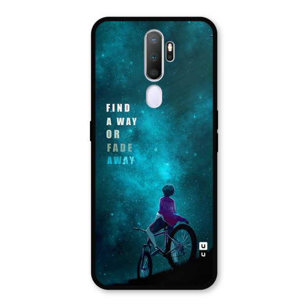 Find Your Way Metal Back Case for Oppo A9 (2020)