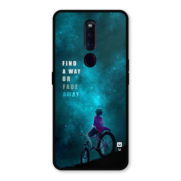 Find Your Way Metal Back Case for Oppo F11 Pro