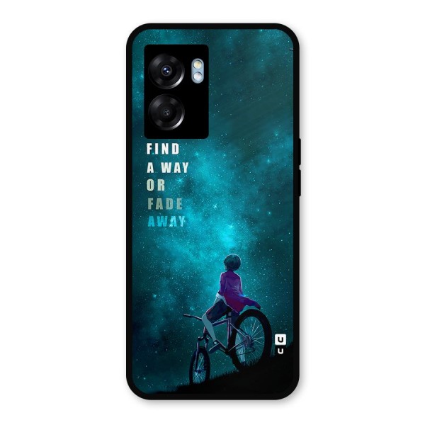 Find Your Way Metal Back Case for Oppo K10 (5G)