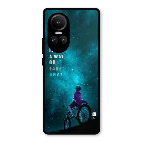 Find Your Way Metal Back Case for Oppo Reno10 Pro