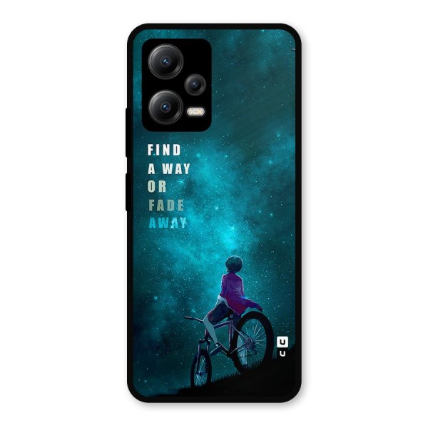 Find Your Way Metal Back Case for Poco X5