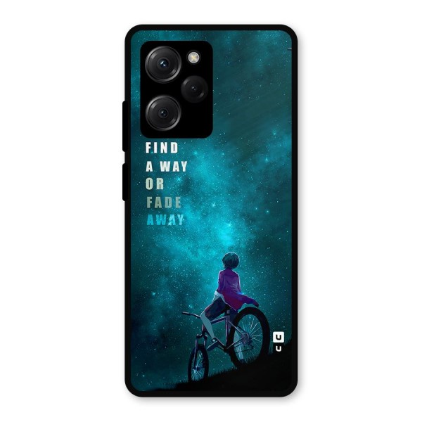 Find Your Way Metal Back Case for Poco X5 Pro