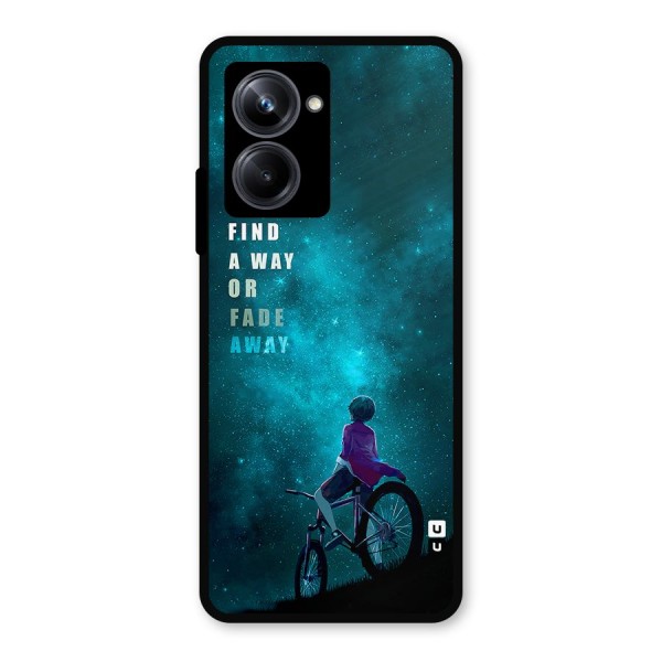 Find Your Way Metal Back Case for Realme 10 Pro