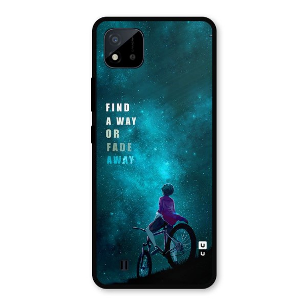 Find Your Way Metal Back Case for Realme C11 2021