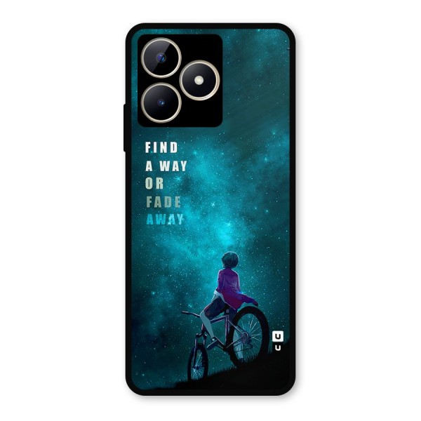 Find Your Way Metal Back Case for Realme Narzo N53