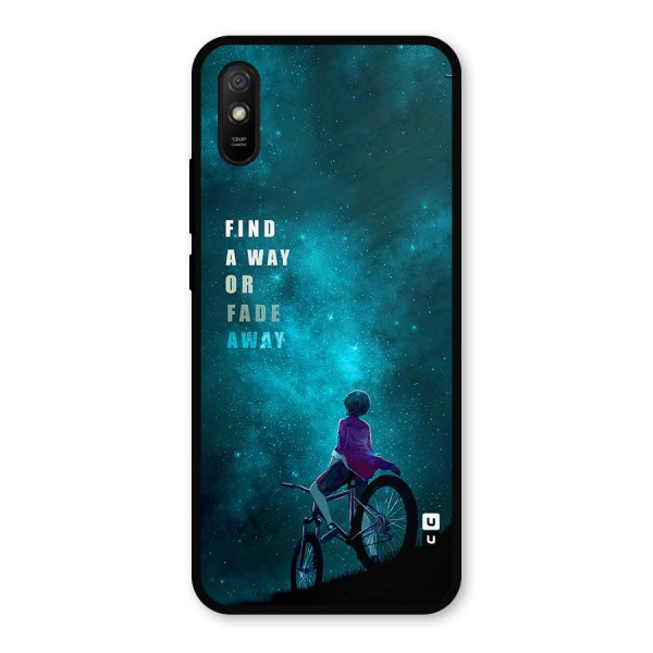 Find Your Way Metal Back Case for Redmi 9i