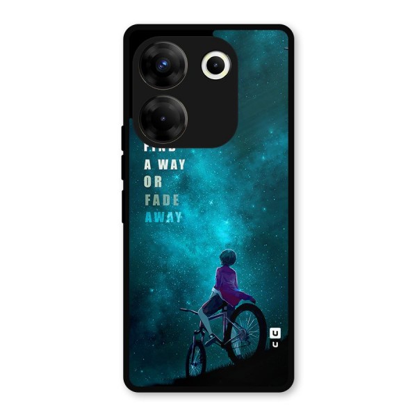 Find Your Way Metal Back Case for Tecno Camon 20