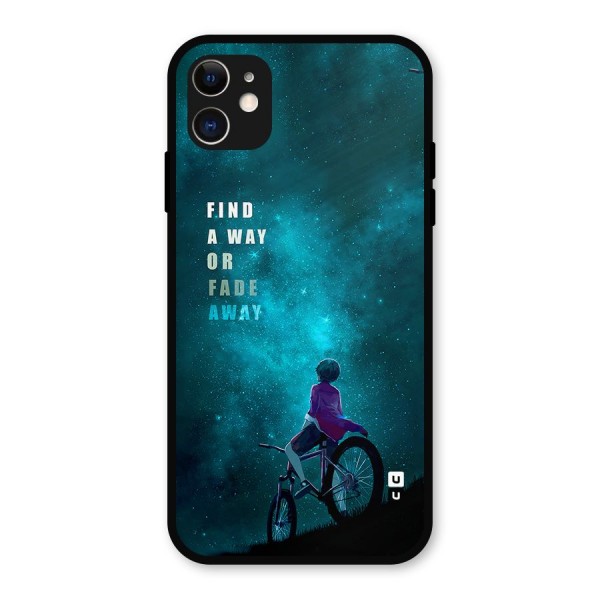 Find Your Way Metal Back Case for iPhone 11