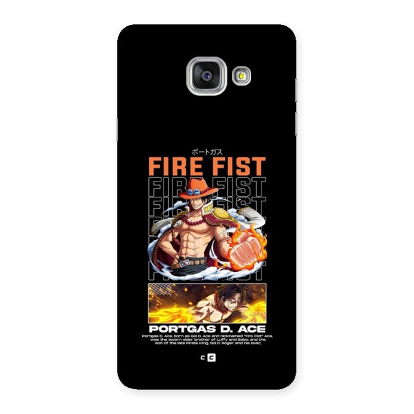 Fire Fist Ace Back Case for Galaxy A7 (2016)