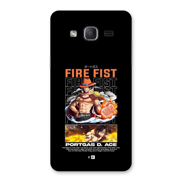 Fire Fist Ace Back Case for Galaxy On7 Pro