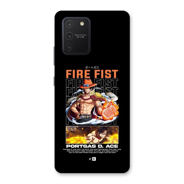 Fire Fist Ace Back Case for Galaxy S10 Lite