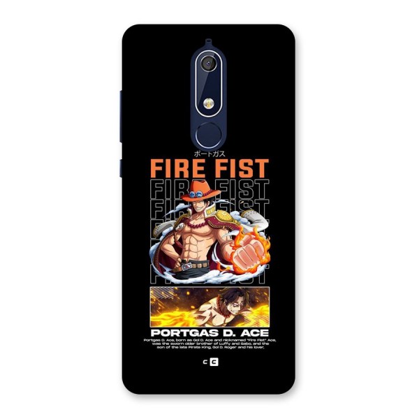 Fire Fist Ace Back Case for Nokia 5.1