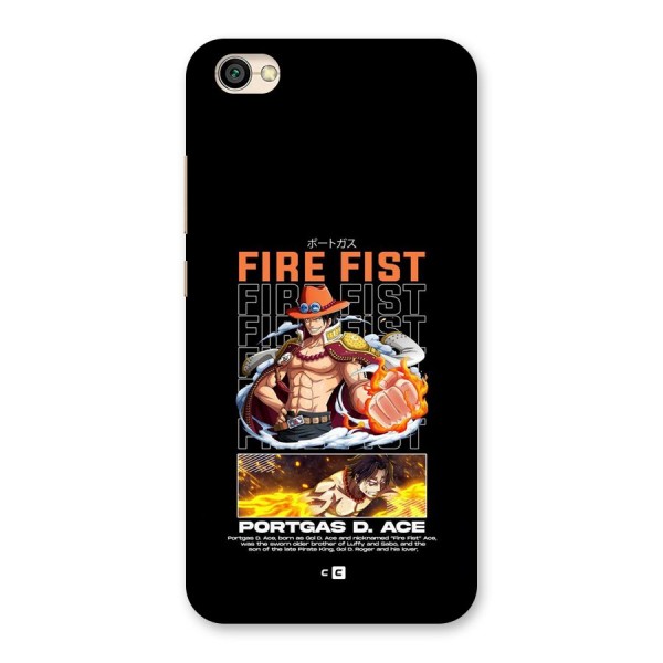 Fire Fist Ace Back Case for Redmi Y1 Lite