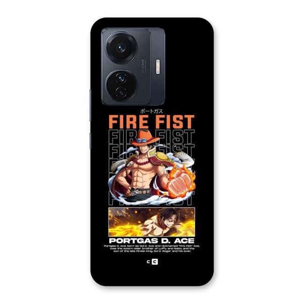 Fire Fist Ace Back Case for Vivo iQOO Z6 Pro