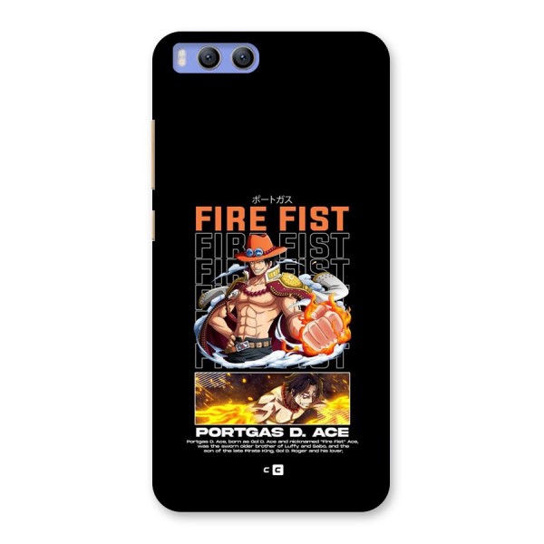 Fire Fist Ace Back Case for Xiaomi Mi 6
