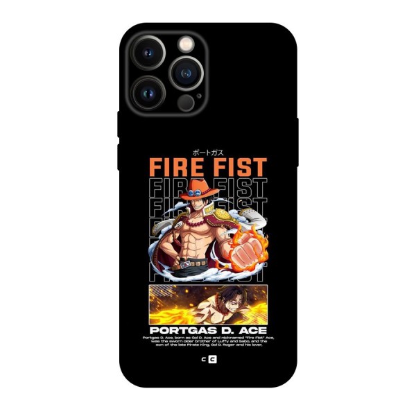 Fire Fist Ace Back Case for iPhone 13 Pro Max