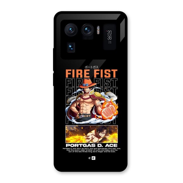 Fire Fist Ace Glass Back Case for Mi 11 Ultra