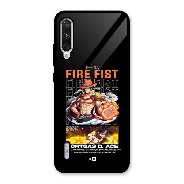 Fire Fist Ace Glass Back Case for Mi A3