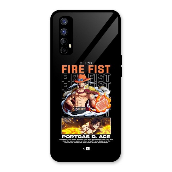 Fire Fist Ace Glass Back Case for Realme 7