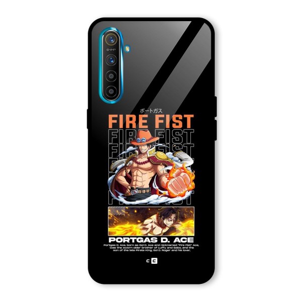 Fire Fist Ace Glass Back Case for Realme XT