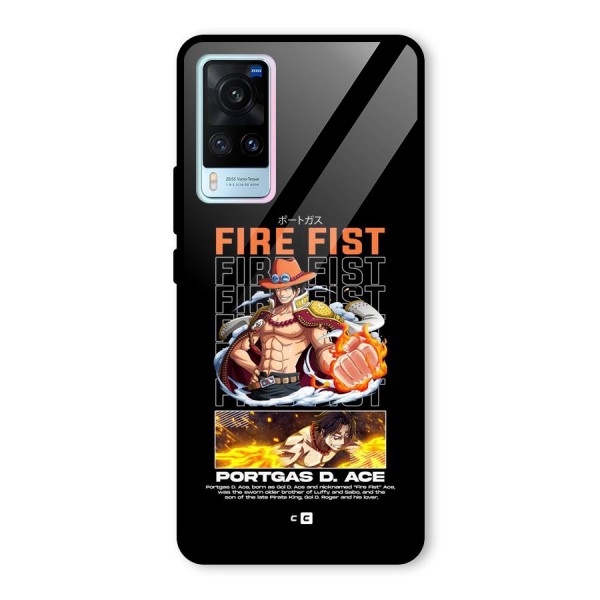 Fire Fist Ace Glass Back Case for Vivo X60