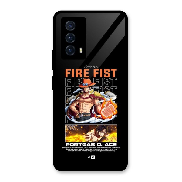 Fire Fist Ace Glass Back Case for Vivo iQOO Z5