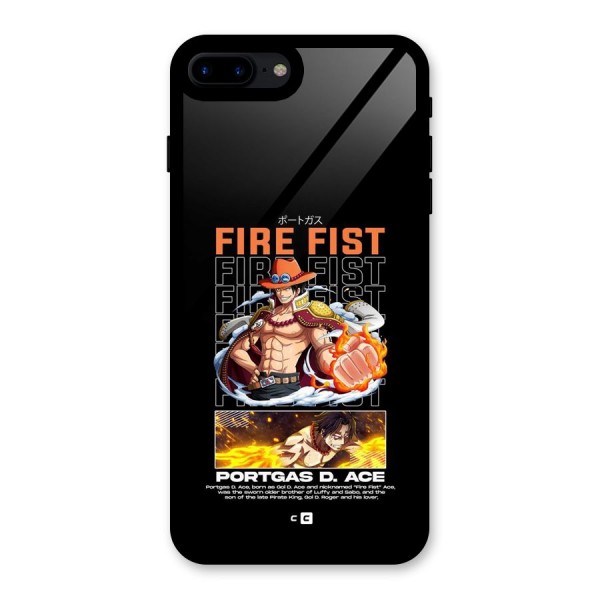 Fire Fist Ace Glass Back Case for iPhone 7 Plus