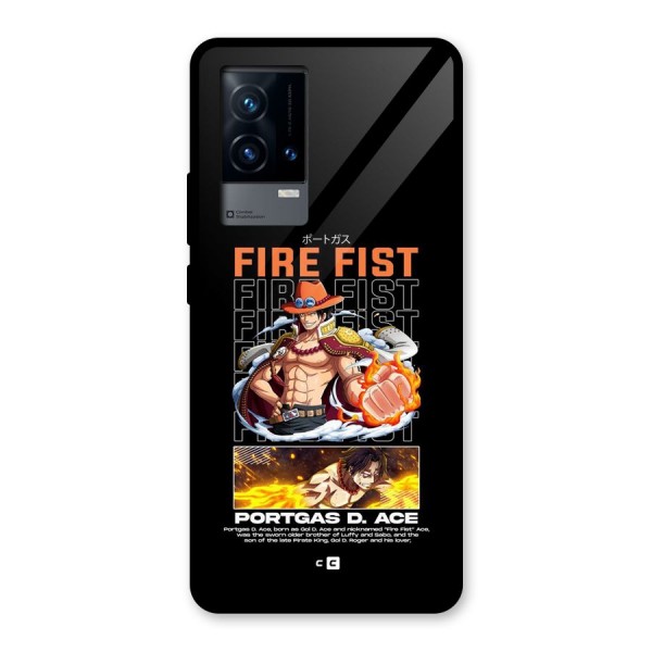 Fire Fist Ace Glass Back Case for iQOO 9 5G