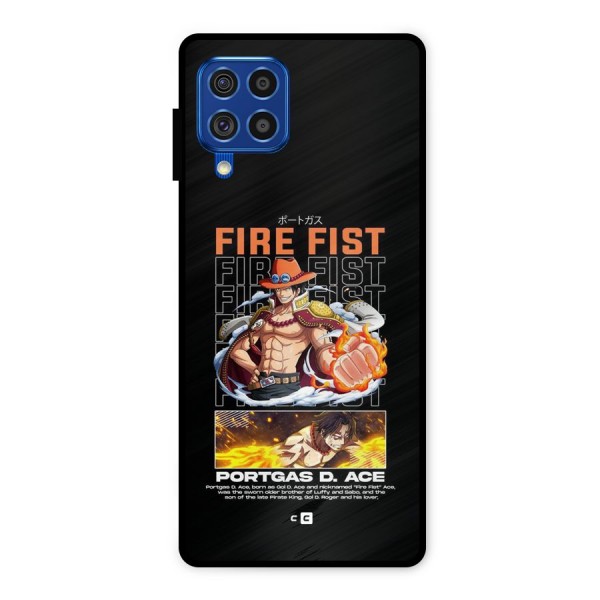 Fire Fist Ace Metal Back Case for Galaxy F62