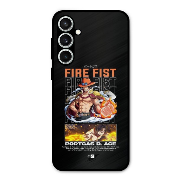 Fire Fist Ace Metal Back Case for Galaxy S23 FE