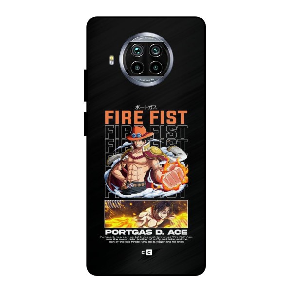 Fire Fist Ace Metal Back Case for Mi 10i