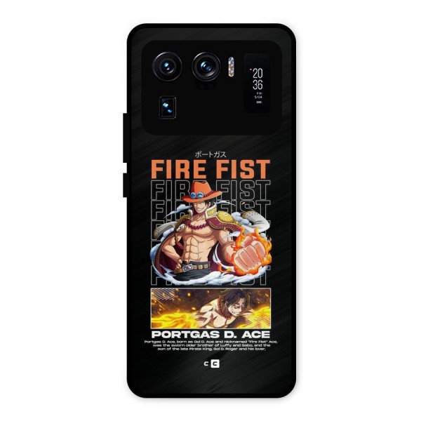 Fire Fist Ace Metal Back Case for Mi 11 Ultra