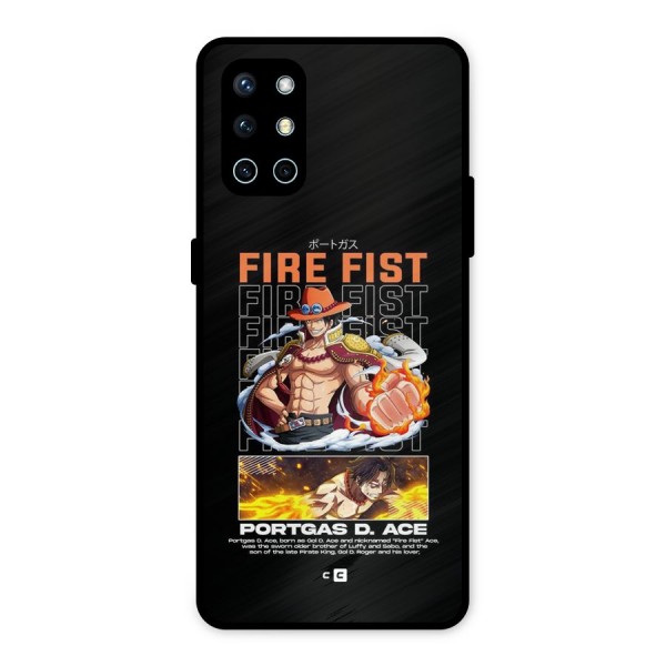 Fire Fist Ace Metal Back Case for OnePlus 9R